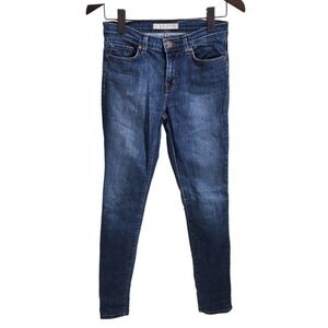 J Brand Skinny Leg Women 27 Blue Vivid 811C032 Mid Rise Denim Jeans